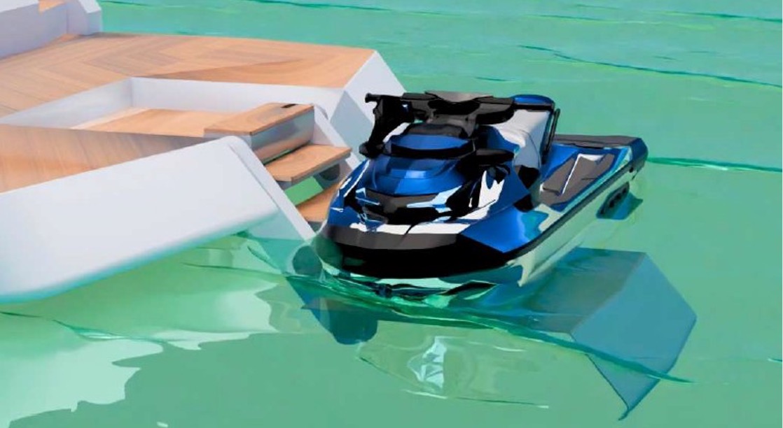 Imagem de um barco navegando em alto mar